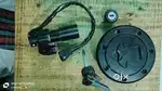 Pulsar 220 tank cap and key lock set