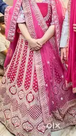 Bridal and Party wear Lehanga with two dupatta