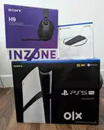 Sony PlayStation 5 Pro White Gaming Console Controller
