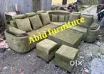 top branded l shape corner sofa set 3 year warranty mm 840