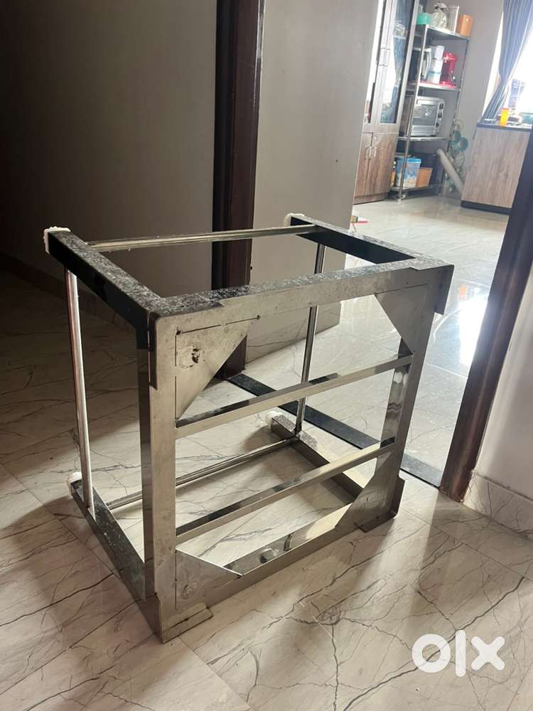 Washing machine , Fridge Stand - TWO STANDS STAINLESS STEEL