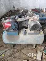 Compresser bada tank, duble wheel engine himalaya ka car washer