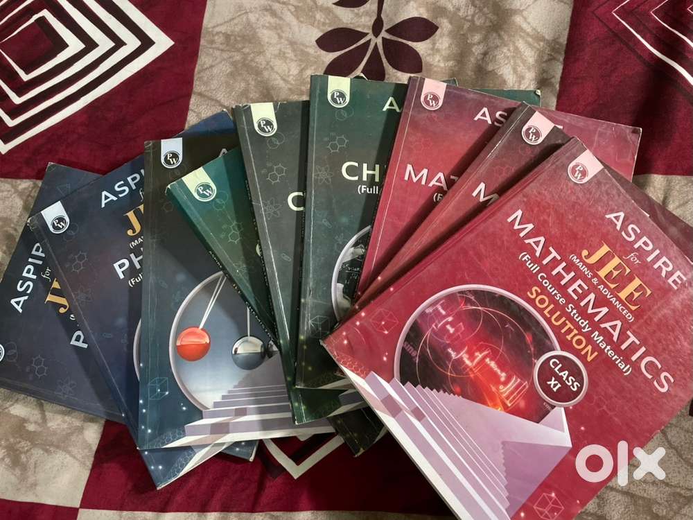 Physics wallah aspire jee class 11 books (physics,chemistry,maths)