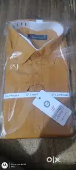 Mens shirts blue and orange colour
