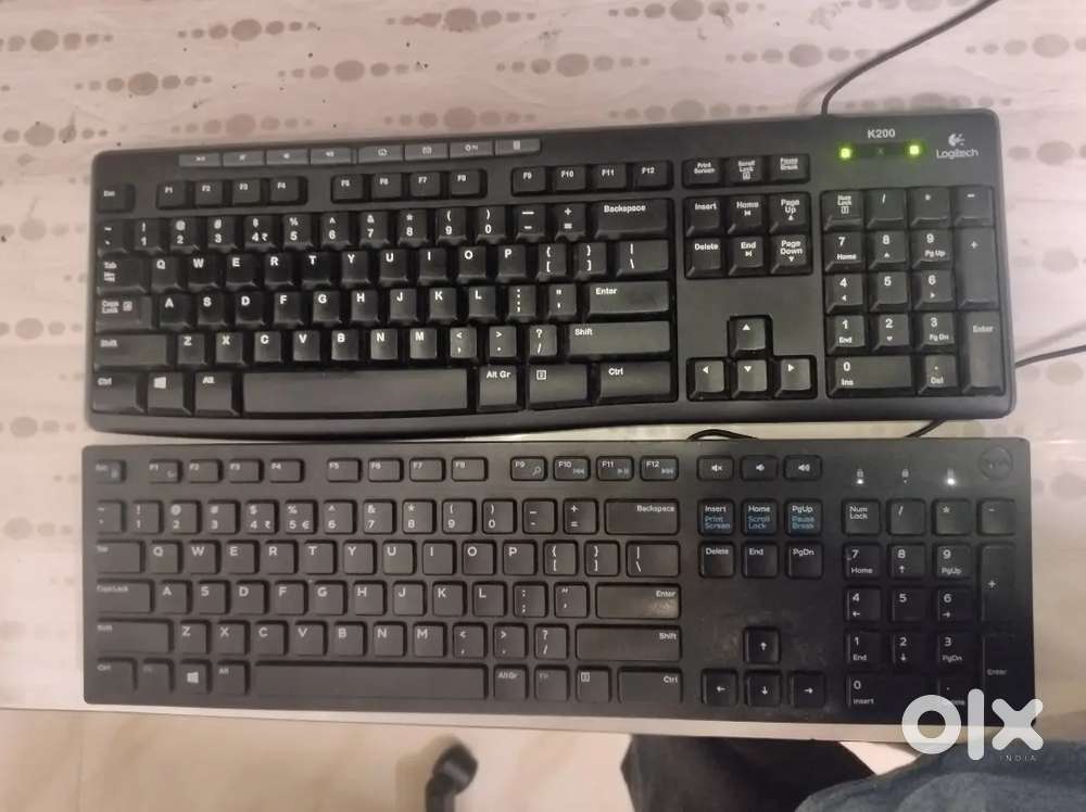 Dell KB216P & Logitech K200 wired keyboards and 1 hp wired mouse free