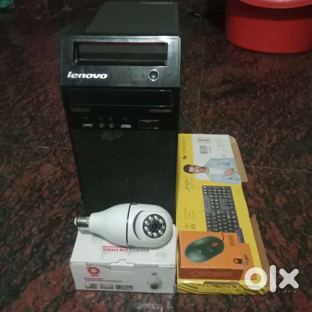 Ienovo cpu kee board mouse 360,cc camara