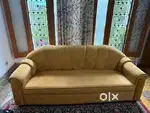 3+1+1 Sofa with centre table.