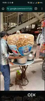 Panipuri vendor for panipuri kiosks