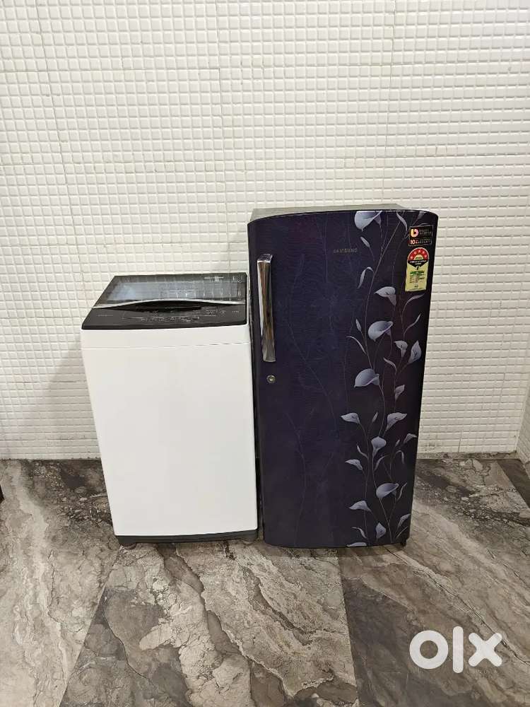 Tw 51 Samsung single door and Bosch topload washing machine
