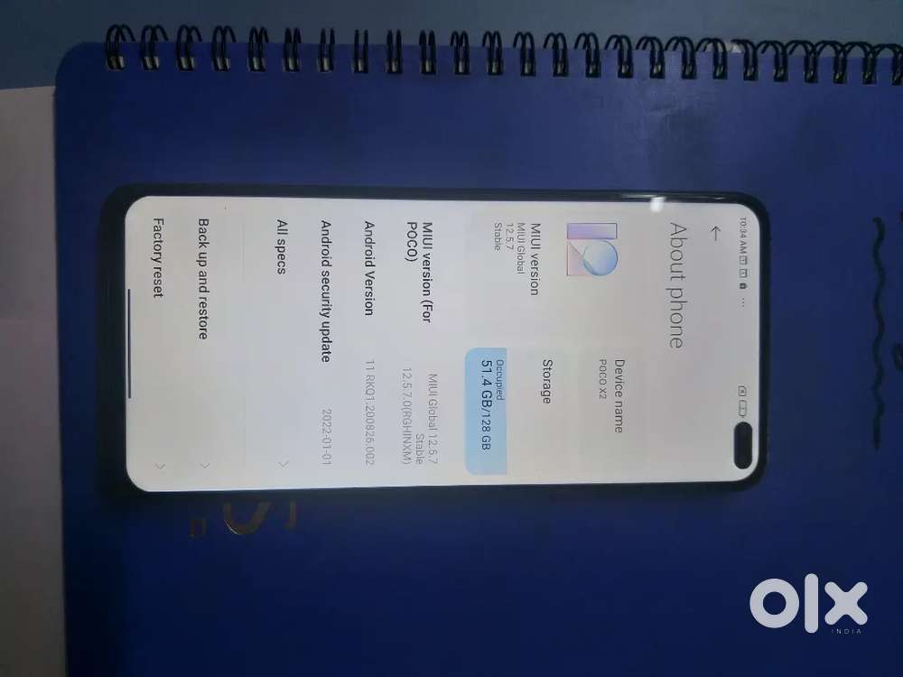 Poco x2 6GB ram 128 GB storage