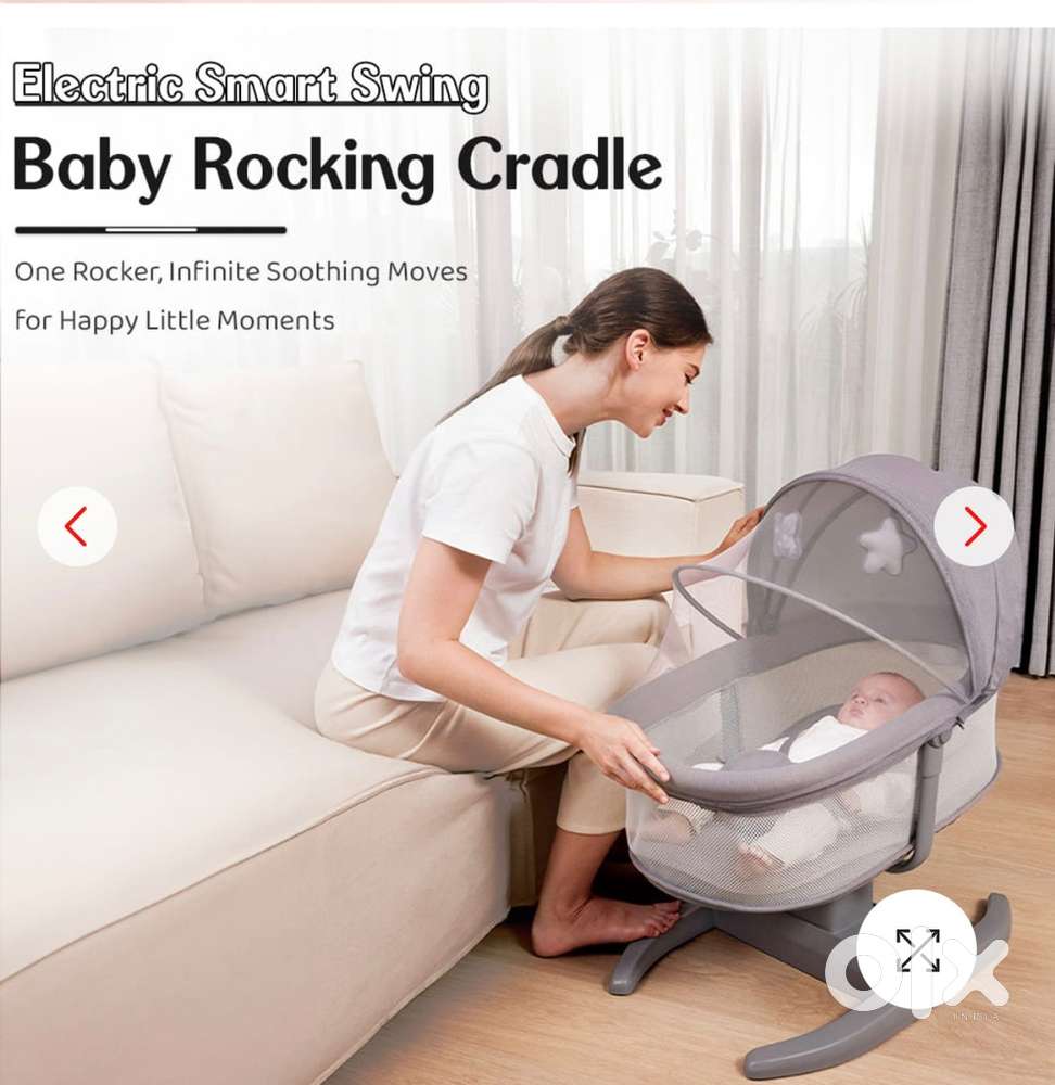 Smart Baby Swing Cradle with LED Panel  Like New  August 2025