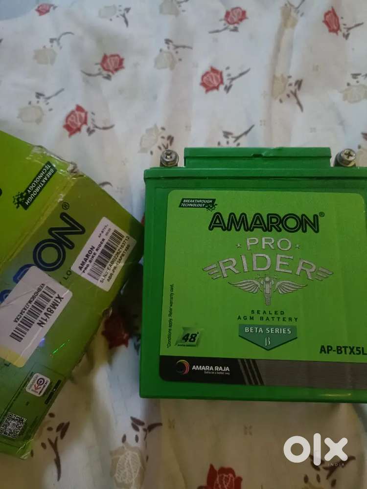 bike battery new unused with bill and warranty