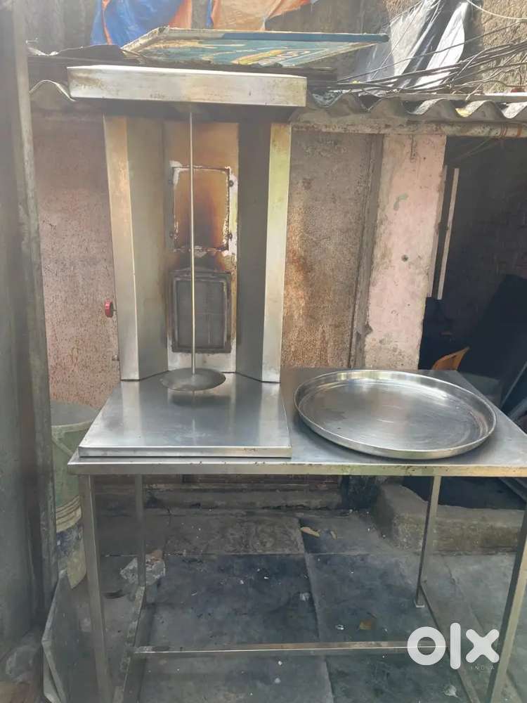Shawrma Machine With Table First Class Condition Only 4 Month Use