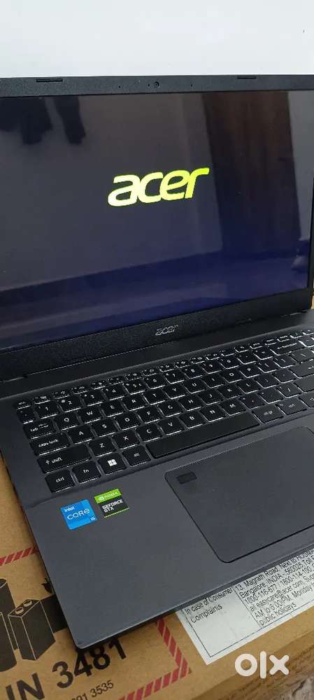 Acer aspire 7 i5 12 gen 8 gb ram 512 ssd