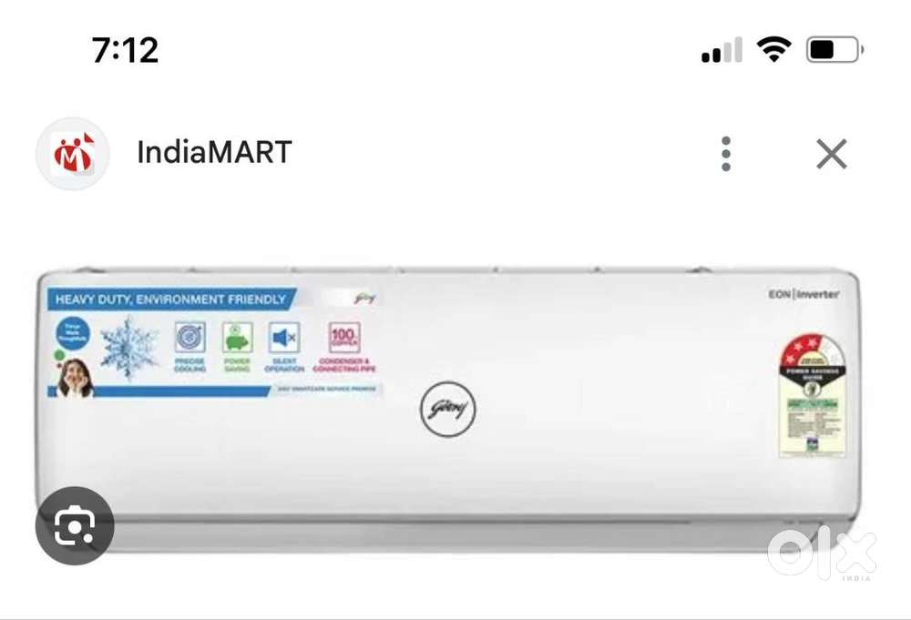 ️ Godrej Eon 1 Ton Inverter Split AC (2019 Model)  Excellent Conditio