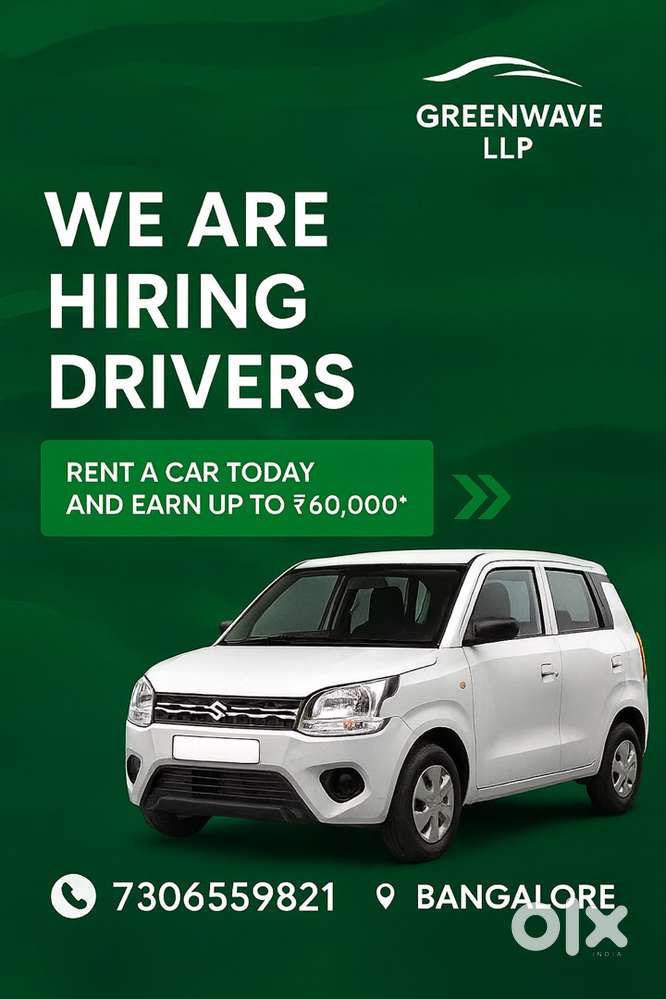 Driver vacancy in Banglore