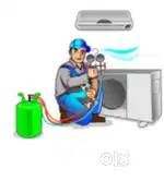 AC SERVICE and Re Fittings.