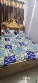 Wooden bed