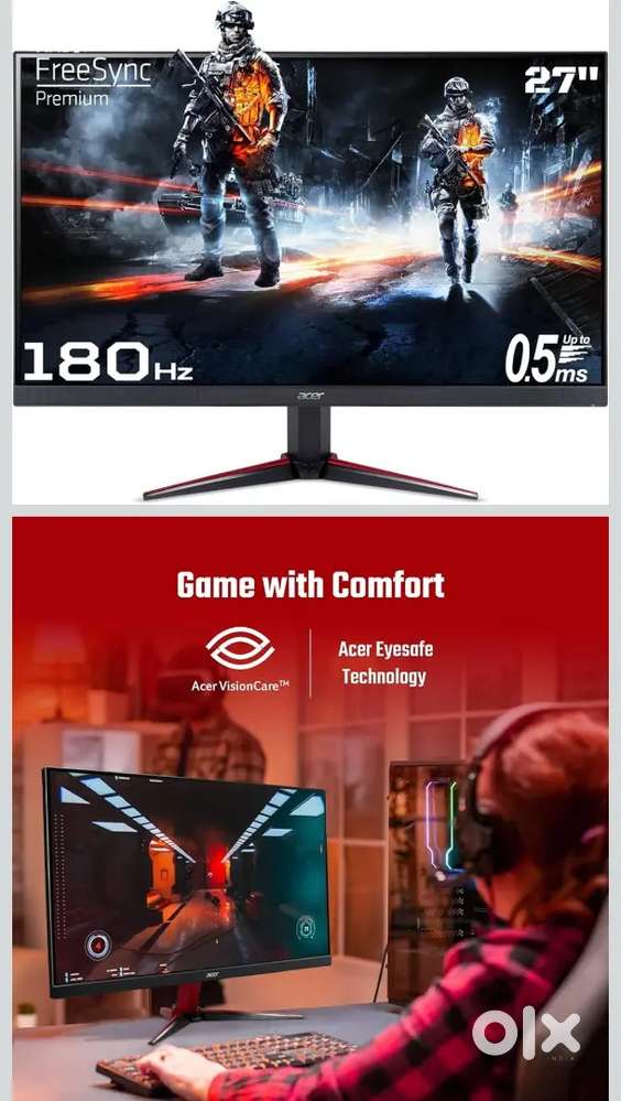 Acer 27 inch 180hz HDR10 27inch Gaming Monitor