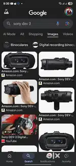 Sony DEV 3 Smart binoculars