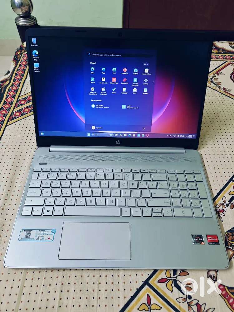 Hp Ryzen 5 Hexa Core/512GB SSD/8GB RAM/Win-11 Laptop