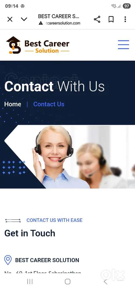 Receptionlist and telecalling for female only