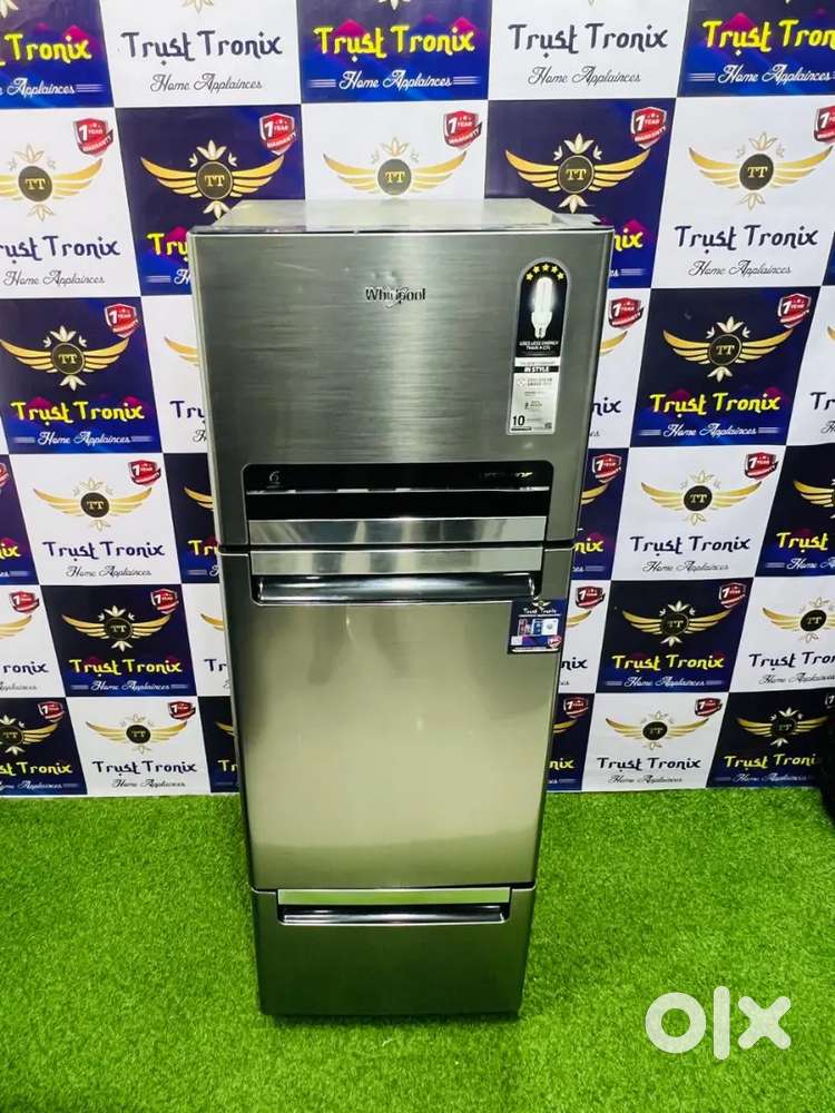 3 door steel Proton whirlpool fridge