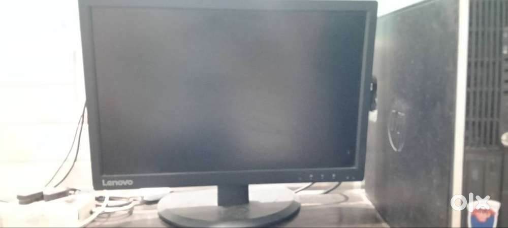 Lenovo monitor,HP CPU, Canon Printer, Zebronics Keyboard