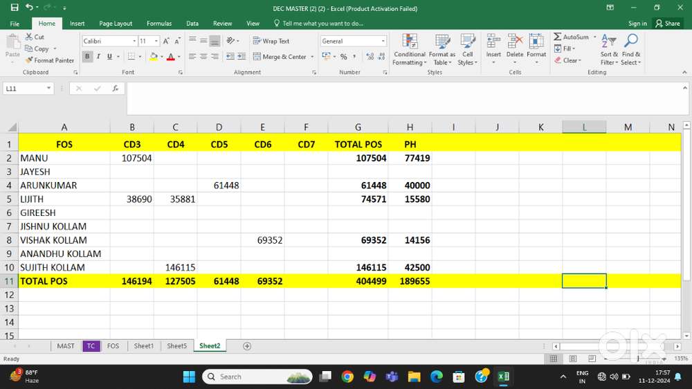 COLLECTION EXECUTIVE