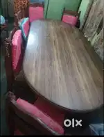 PURE TEAK WOOD SAGWAN 8 SEATER DINING TABLE ON SALE