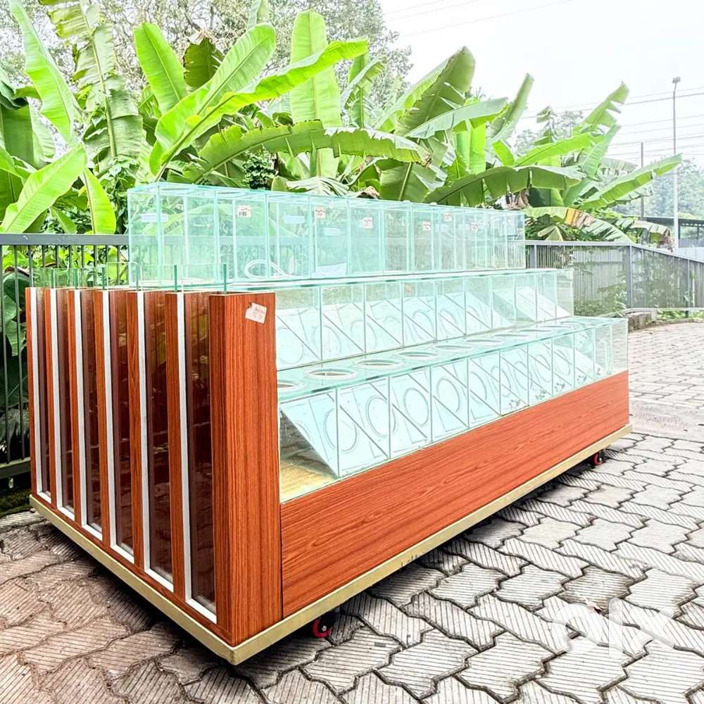 Dry fruits and sweets display counter