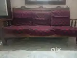 Wooden sofa