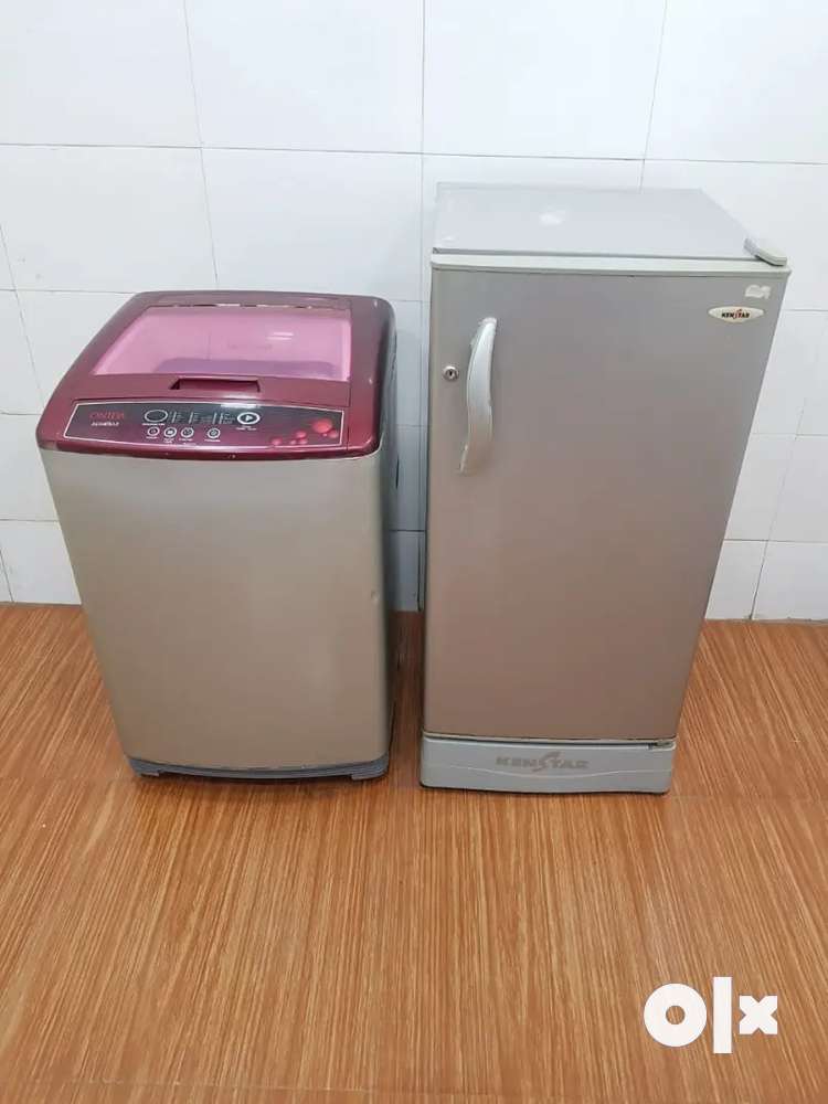 Onida sparkle 6kg machine 00211wm refrigerator 185ltr free shipping