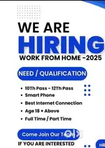 Work From Home Opportunity
