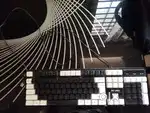 ANT ESPORTS gaming keyboard with RGB light in working condition