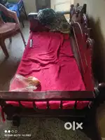 Double cot bed, diwan cot, iren holding bed, dressing table and kitche