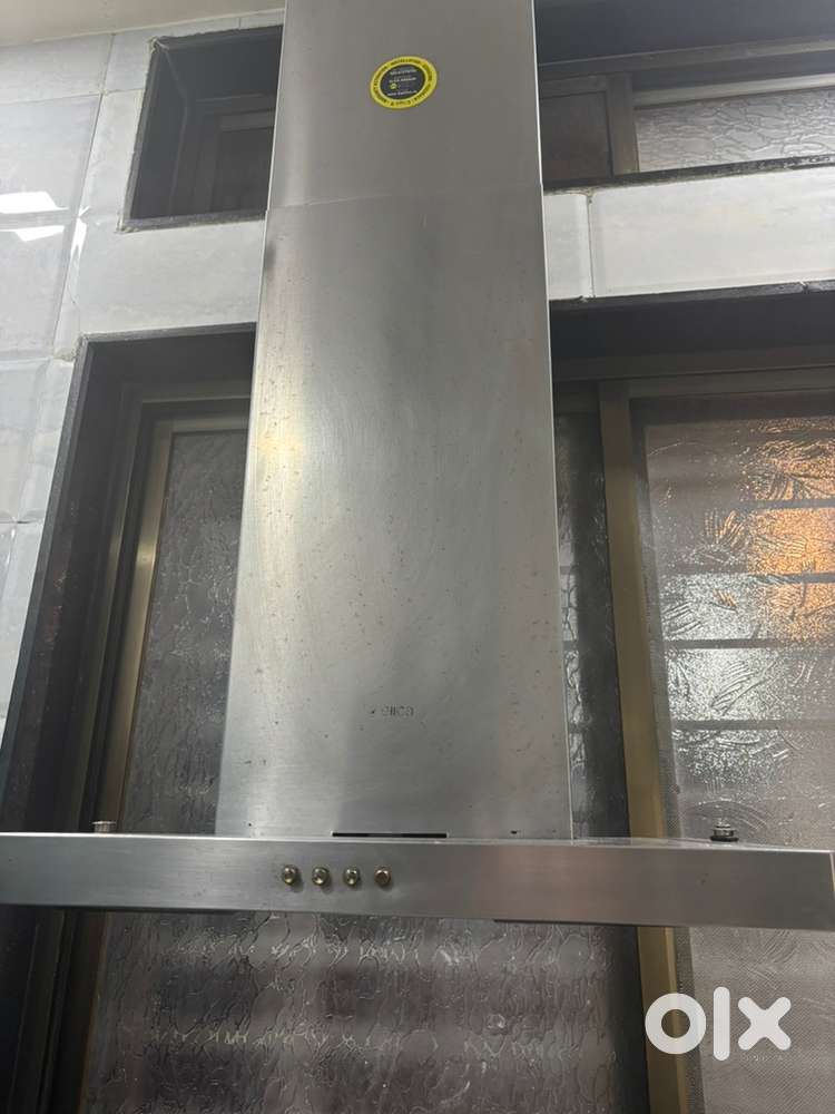 Elica Branded Stainless Steel Kitchen Chimney  Fully Working  6500