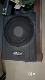 Underseat subwoofer with amp