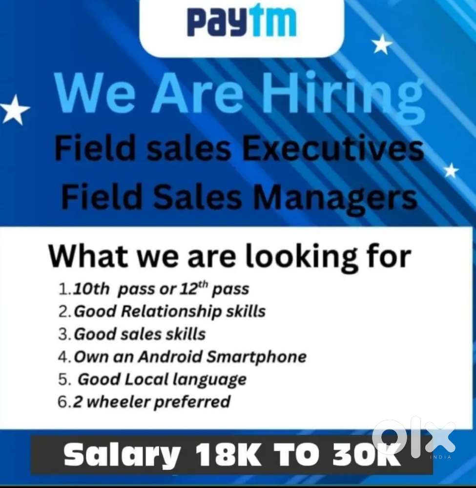 Field Sales Executives in Paytm