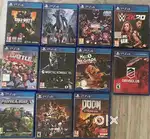Ps4 games (originals bought from stores and a few online)