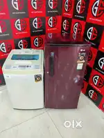 Id.142Combo Lg 190ltrs & Samsung 5.8kg top load machine with warranty
