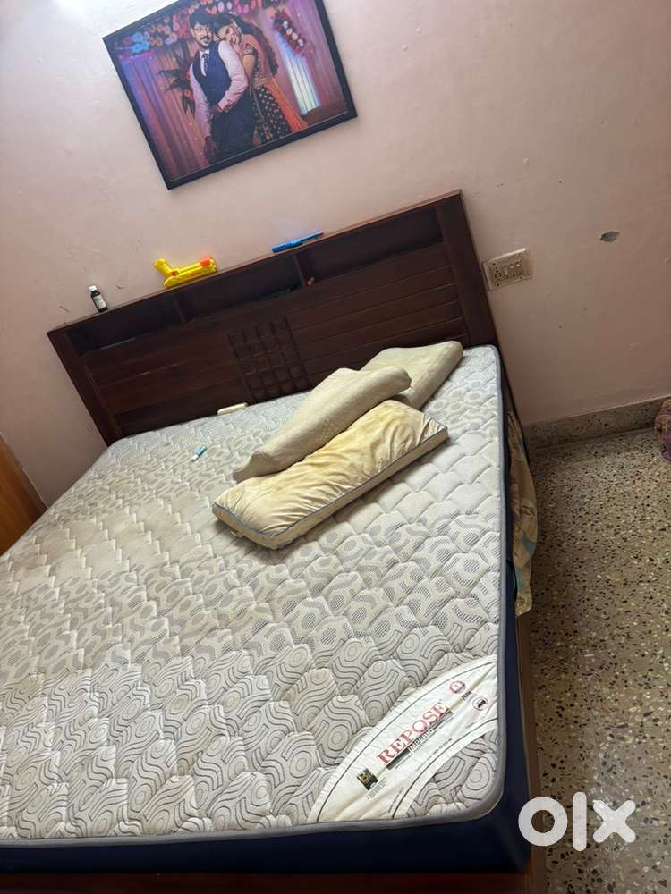 Cot with bed