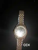 Wrist watch with American diamonds vvs