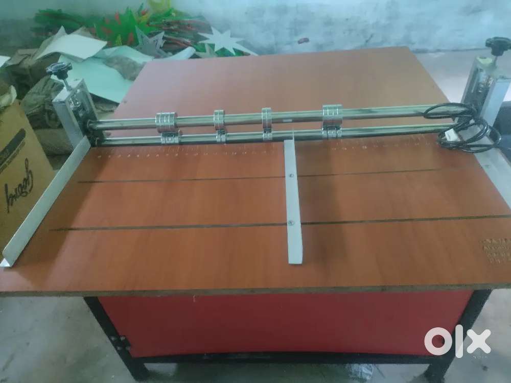 paper bag creasing machine