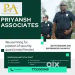 Security guard in treasure Island mall