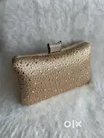 Embellished Gold Clutch!