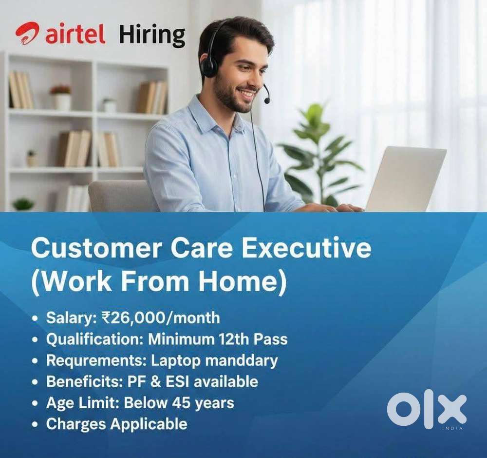 urgent hiring airtel customer care Executive
