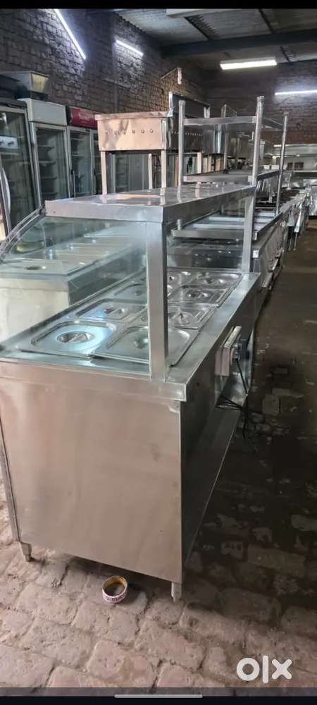 Second Hand Bain Marie with Service Counter or Pizza Makeline