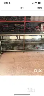 Shop furniture. 4 racks celling
