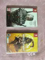 Nintendo games. Mortal kombat 11 and witchers 3